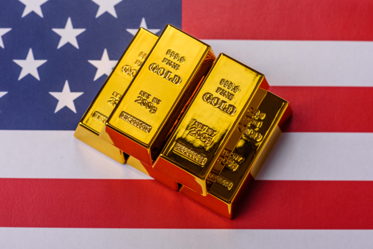 Gold bars or ingots as a tool for balance, financial investment, and savings. Gold bars